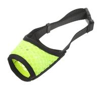 Muselière Anti-Morsure pour Petit Chien Réglable en Polyester Léger | Usage Extérieur, Facile à Nettoyer, Couleur Vert Clair, Pratique pour Chien
