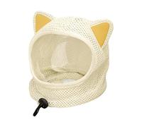 Muselière apaisante pour chat - Empêche les morsures de la tête | Couverture respirante pour chat | Pour le toilettage du bain, la coupe des ongles, la maison, les voyages, les griffures en plein air