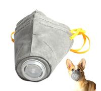 Muselière avec filtre à air pour chien,Muselleuse à air pour chien - Respirateur réglable pour chien 3X,Filtre à Air réutilisable, Anti-poussière, couvre-bouche de protection respirant, filtre efficac