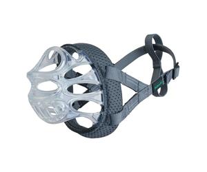 Muselière Baskerville INVISA | Taille 1 | Le chien peut haleter et boire, réglable, matelassée, éducation des chiens petits, anti-morsure, anti-fouille