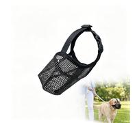 Muselière Chien, Museliere pour Chiens Ajustable avec Sangles Touch Fastener, Masque Respirant Anti-Morsure et Anti-Ingestion, Protection Intégrale de Formation pour Animaux de Compagnie