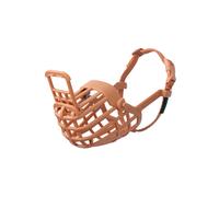 MUSELIÈRE PANIER BASKERVILLE CLASSIC - Laisse le chien boire/haleter, l’empêche de mordre/faire les poubelles, idéal pour les chiens à long museau, respirante, pour chiens de taille moyenne (Taille 6)