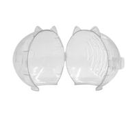 Muselière de toilettage pour animaux de compagnie | Muselière transparente et respirante pour chat | Couvre-bouche élégant pour chaton, accessoires légers pour éviter les morsures