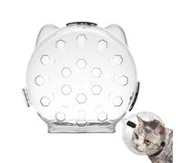 Muselière d'oreille pour chat - Housse de toilettage à bulles pour animal domestique, respirant, anti-morsure, bouclier de sécurité doux, ajustement sécurisé réglable | Parfait pour le bain, le rasage