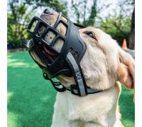 Muselière durable pour chien, arrête efficacement les aboiements et l'ingestion de déchets - convient aux chiens de taille moyenne à grande - anti-morsure, anti-harcèlement, anti-perturbation - prix a