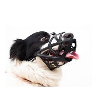 Muselière élastique souple pour chiens de petite, moyenne, grande et très grande taille, permet de haleter et de boire, respirante, anneau réglable pour bergers allemands, huskies, labrador retrievers