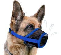 Muselière en maille souple pour chiens de petite, moyenne et grande taille - Chihuahua, caniche, husky, labrador, retriever - Masque buccal respirant pour toilettage et mastication - Permet de boire