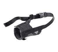 Ferplast Muselière MUZZLE NET en nylon, grille réglable pour chiens – Noir Md