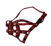 Muselière en nylon Palkar pour Carlin taille 1 noir-rouge