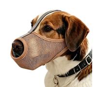 Muselière en pour Chien,Cache-Bouche réfléchissant, Respirant et Doux | Muselière - Aide à prévenir Le charognage, Les aboiements, Les morsures, Ainsi Que léchage et