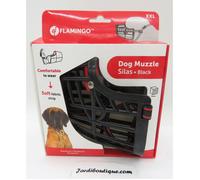 Muselière - FLAMINGO - SILAS XXL - Noir - 43 cm - Sangle réglable