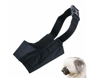 Muselière Gloria Noir Nylon Taille 4 (21.5 cm)