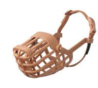 MUSELIÈRE PANIER BASKERVILLE CLASSIC - Laisse le chien boire/haleter, l’empêche de mordre/faire les poubelles, idéal pour les chiens à long museau, respirante, pour chiens de taille moyenne (Taille 7)