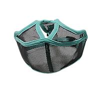 Muselière Panier pour Chien, Muselière en Nylon avec Sangle réglable for Bouledogue français, Multicolore, Plusieurs Tailles(Green,M)