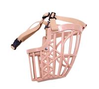 Muselière Panier pour Chien, Muselière for Chien avec Rembourrage et Sangle, Disponible en Plusieurs Tailles, Rose(2#)