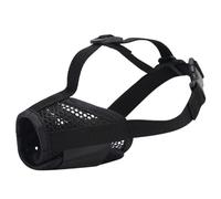 Muselière Panier pour Chien, Muselière for Chien en Maille Respirante avec Sangles Auto-adhésives. Les Chiens Peuvent Boire. Couleur: Noir Kaki. Plusieurs Tailles.(Black,S)