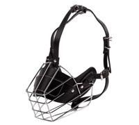 Muselière Panier pour Chien, Muselière réglable for Chien, Plusieurs Tailles, Noire(M)