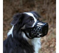 Muselière Plastique Lanière Cuir Taille Xl 31 Cm