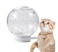 Muselière pour chat | Masque de toilettage transparent à capuche réglable | Muselière respirante anti-morsure pour chat pour rasage agressif