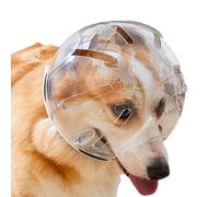 Muselière pour chat, transparente, à bulles, respirante, réglable, avec protection contre les morsures, couvre-chef respirant pour chat