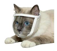 Muselière pour chats | Bonnet de protection doux pour le toilettage, couvre-tête anti-morsure pour chats de taille moyenne - pour les visites vétérinaires à domicile et les déplacements en intérieur l