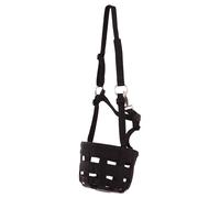 Muselière pour cheval amovible BR Equitation Noir Shetland
