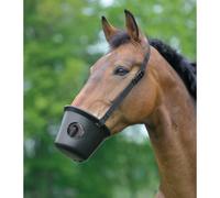 Muselière pour cheval anti-colique Waldhausen Noir Ø 23 cm