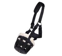 Muselière pour cheval avec longe QHP Noir Shetland