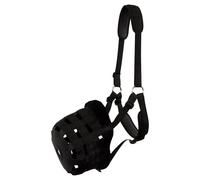 Muselière pour cheval fourrure BR Equitation Noir Extra Full