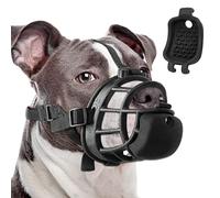 Muselière pour chien avec alimentation lente pour un entraînement positif, anti-morsures, mastication, nettoyage des plaies, muselière douce pour chiens de petite, moyenne et grande taille, permet de haleter, facile à accepter