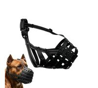 Muselière pour Chien de Race, M | Conception du panier, sangles de tête réglables, soutien à la marche pendant les arrivées des visiteurs