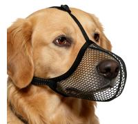 Muselière pour Chien de Taille Moyenne - Douce Anti-Aboiement Réfléchissante | Muselière en mesh pour empêcher de mordre - pour petit moyen grand chien et chiot, arrêter de fouiller, soins, aboiements