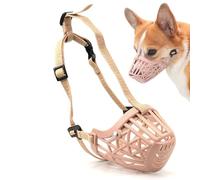 Muselière pour chien - Design humain, respirante et réglable, muselière de dressage rembourrée pour chiens de petite, moyenne et grande taille, empêche les morsures et le balayage de la faune