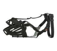 Muselière pour chien en caoutchouc Trixie Muzzle Flex Noir M