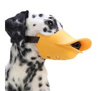 Muselière pour chien en forme de bec de canard - Muselière réglable anti-appel pour animaux domestiques - Bouche en silicone pour éviter les aboiements, les morsures et la mastication