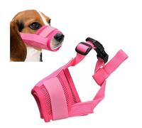 Muselière pour chien, en maille souple pour chiens, muselière respirante et réglable pour éviter les morsures et les aboiements et la mastication, idéale pour le dressage, le toilettage et une