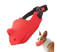 Muselière pour Chien, Museau De Chien Anti Glouton Anti AboieMent Anti-Morsure, Protection De La Nourriture Museau De Chien, Protection Orale Respirante en Silicone pour Chiens Agressifs De Petite