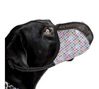 Muselière pour Chien,Museletière Ajustable en Maille Douce Anti-Aboiement | Muselet Souple En Maille Aérée Permettant Halètement Anti-Aboiement Mastication Chiot | Anti-Léchage et Évite la Fouille des