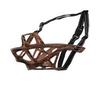 muselière pour Chien, Protège-Dents for Chien permettant de haleter, Boire et s'entraîner, avec Un Panier en Plastique Robuste for muselière, empêchant Manger, Mordre mâcher(Camouflage Army Green,L)