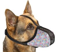 Muselière pour Chien,Souple et Aéré pour Éducation Animale | Muselet Souple en Maille Aérée Permettant Halètement Anti-Aboiement Mastication Chiot | Empêche Fouiller Poubelles