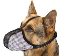 Muselière pour Chien,Souple et Aéré pour Éducation Animale,Muselet Souple En Maille Aérée Permettant Halètement Anti-Aboiement Mastication Chiot - Permet Halètement Mastication Promenades Entraînement