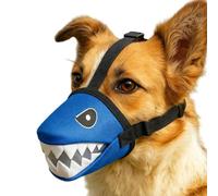 Muselière pour Chien Têtière Anti-Aboiement Ajustable Confortable