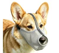 Muselière pour chiens aboyants | Couverture de bouche pour animaux domestiques en réfléchissante | Muselière de taille moyenne pour chiens - Prévention des comportements indésirables tels que