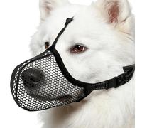 Muselière pour Grand Chien | Ajustable Réfléchissante | Muselière en Mesh pour empêcher de Mordre,pour Extérieur Dressage Promenade Vétérinaire Petit Moyen Grand Chiot