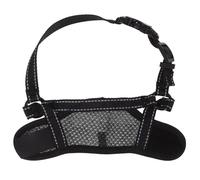 Muselière pour Petit Chien Noire Taille S, Anti-aboiement et Anti-Morsure | Polyester Léger, Facile à Enfiler, Protège la Gueule, pour Chiot et Chien Lors des Sorties