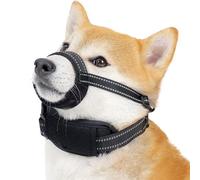 Muselière réfléchissante pour chien, boucle respirante et réglable et rembourrage doux Muselière d'entraînement pour chien, muselière sûre pour chien, muselière réfléchissante confortable pour