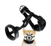 Muselière réglable pour chien - Protection réfléchissante pour animal domestique - Housse de sécurité respirante - Embouchure d'entraînement portable - Idéale pour éviter les morsures, les aboiements
