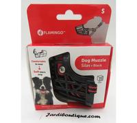 Muselière SILAS S noir. 26 cm 31-41 cm. pour chien.