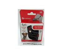 Muselière SILAS XS noir. 24 cm 30-38 cm. pour chien.