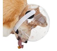 Muselière transparente anti-morsure pour chat - Muselière transparente pour chat - Casque de protection en PVC transparent | Masque de retenue vétérinaire respirant avec embout buccal réglable de chat